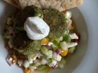 3F647555 6979 4867 B1DF 9F1016B8CA09 200x150 - Meatless-Monday Falafels with Shepherd’s Salad and Tzatziki