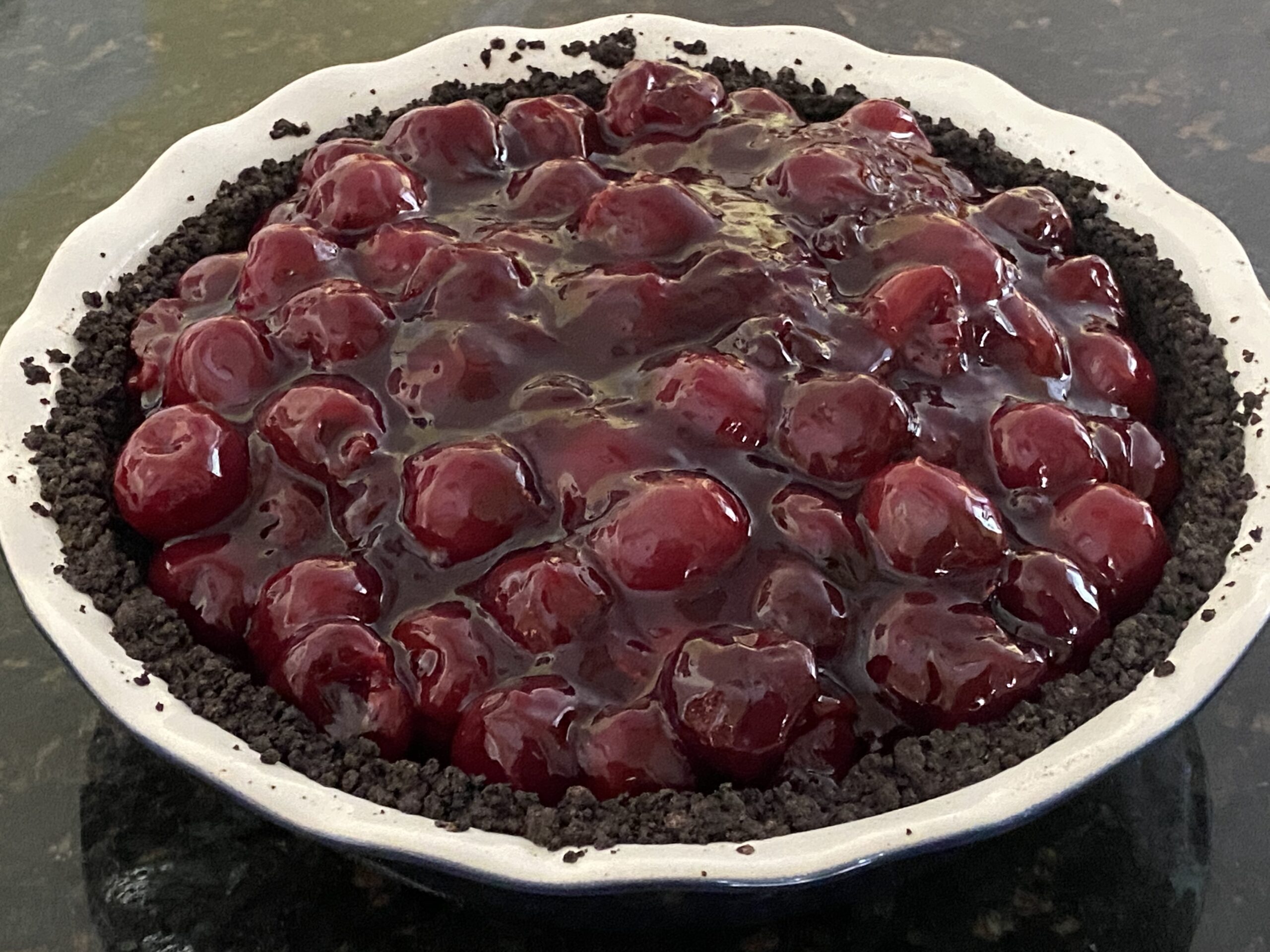 A197D9D9 CA12 416E 89A7 5F5C3363B6A3 scaled - Boozy Cherry & Dark Chocolate Pudding Pie