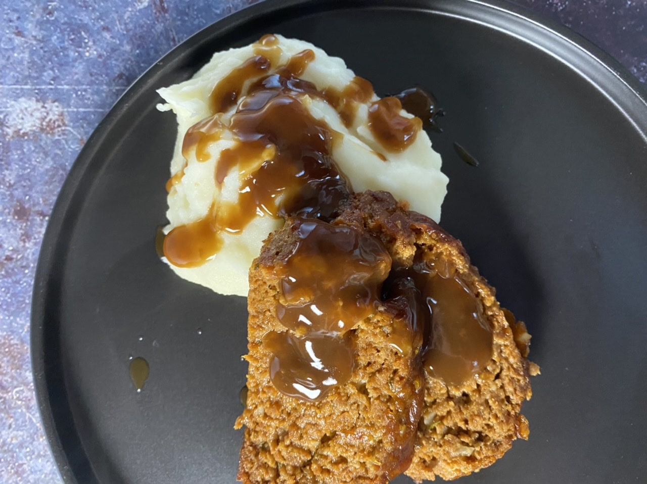 62AB978B BA41 417C 8054 1B3A260221F7 - Grown-up Meatloaf with a Savory Whiskey Glaze