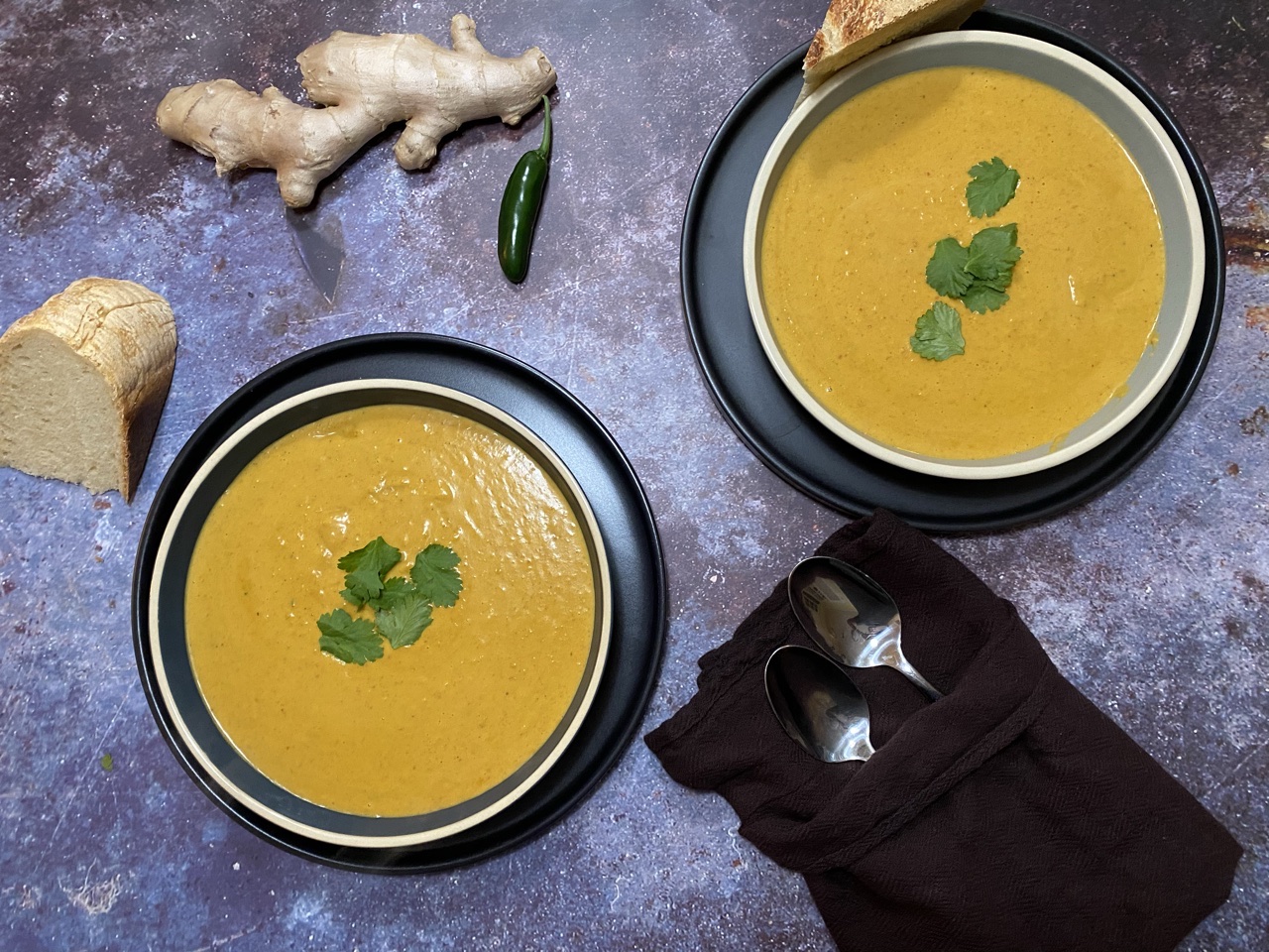 94C6FA68 6EAF 45AD AA04 49545DC3FFEA - Roasted Butternut Squash Soup with Yellow Curry