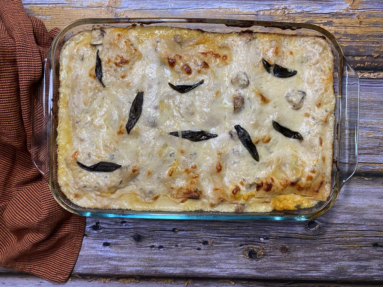 9B23137C F547 4900 A6B4 D74BA3B10209 - Butternut Squash Lasagna with a Mushroom Béchamel