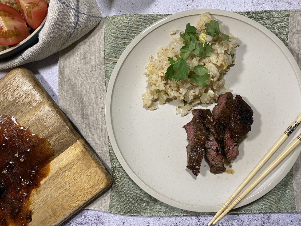 AFDCAFB2 4357 4282 8979 6FA26118B5B7 - Thai Skirt Steak with Thai Fried Rice