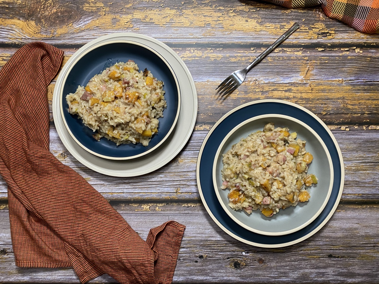 D1D2B1E4 BCBE 45BB 9E7E 55501D2B8B08 - Oven Roasted Squash Risotto with Pancetta