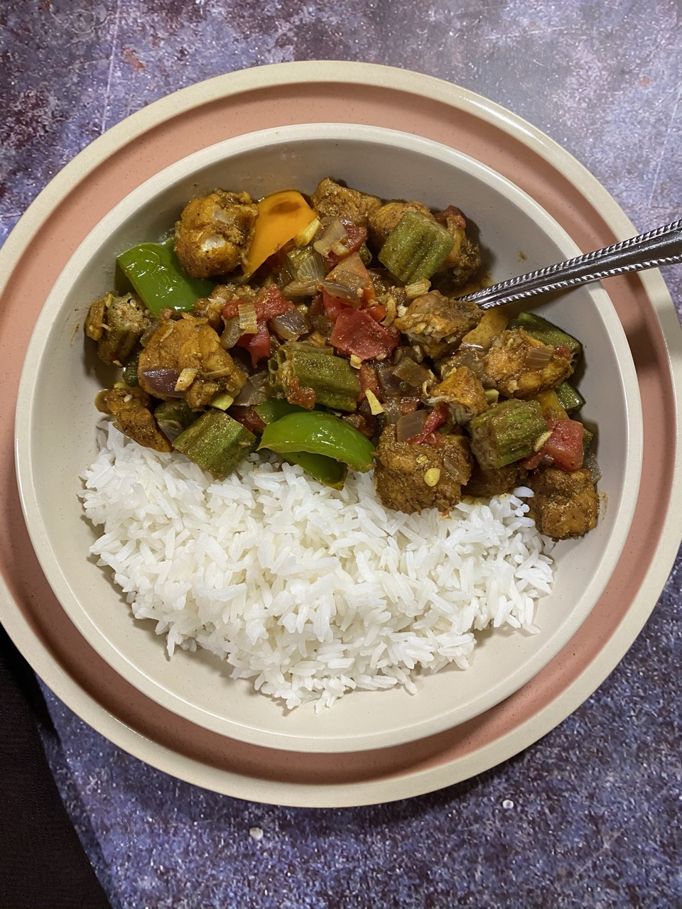 3119A55A 0C03 466D 8CE2 12BB5F9E6A83 - Indian Curry Monkfish with Okra & Peppers