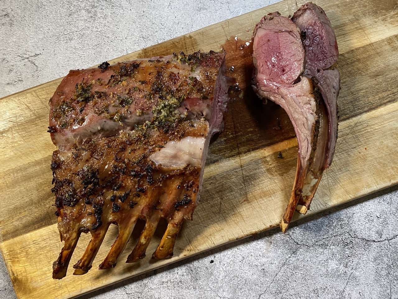 414F792C EC6D 4AD7 9858 692C8901F75B - Herb Crusted Rack of Lamb