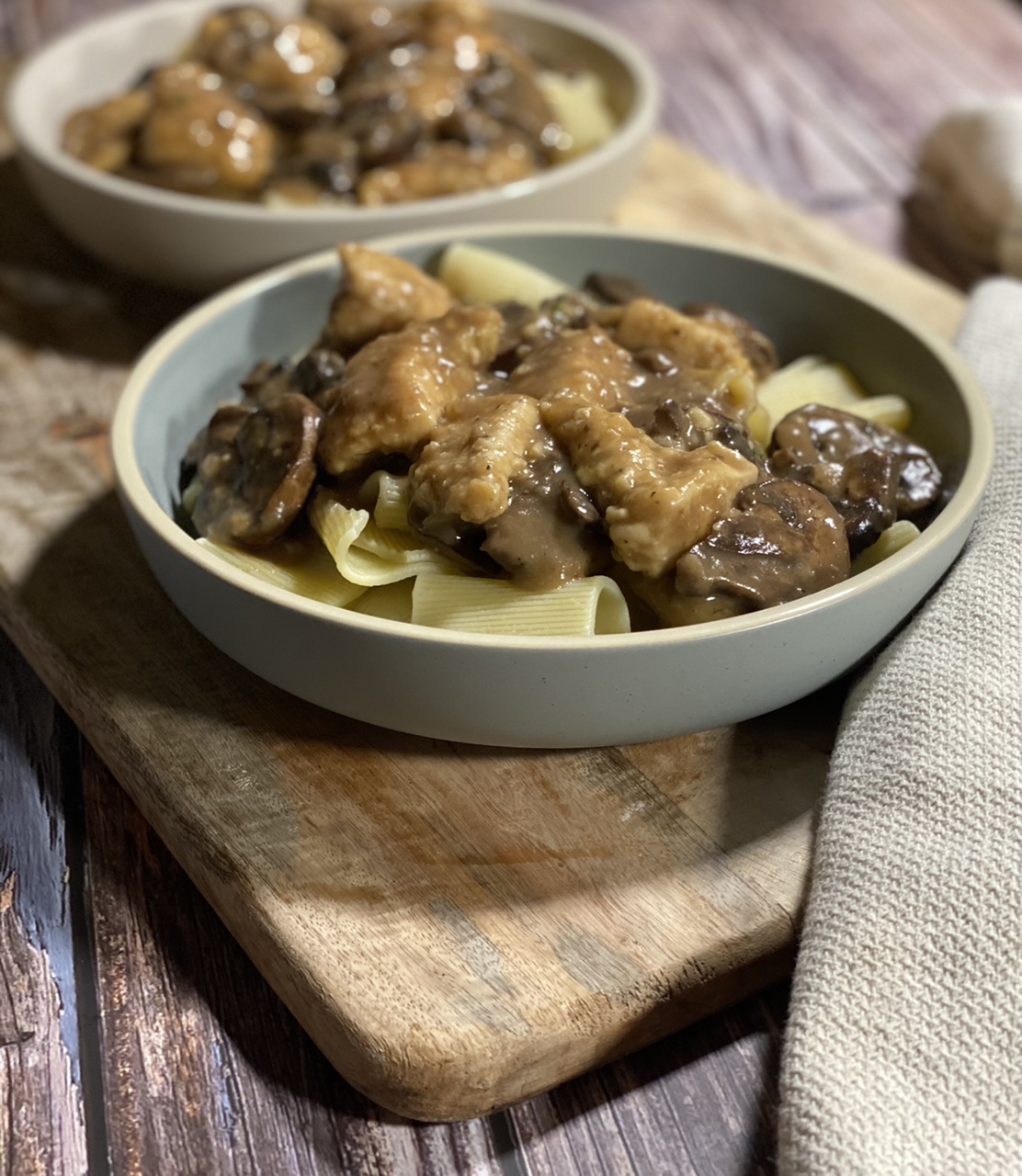 6742A479 BB0B 4B48 A082 0E2D52E4AA53 - Breaded Chicken Marsala Over Rigatoni