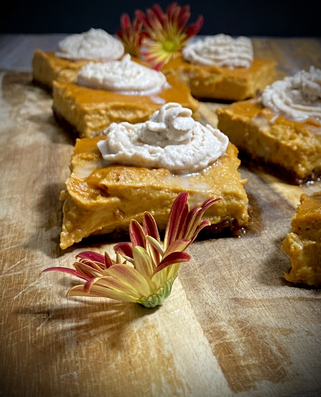 6F7B1EC6 3E8D 437C 877D A4F98A5E2042 - Downsized Pumpkin Cheesecake on a Gingerbread Crust with Chai Whipped Cream