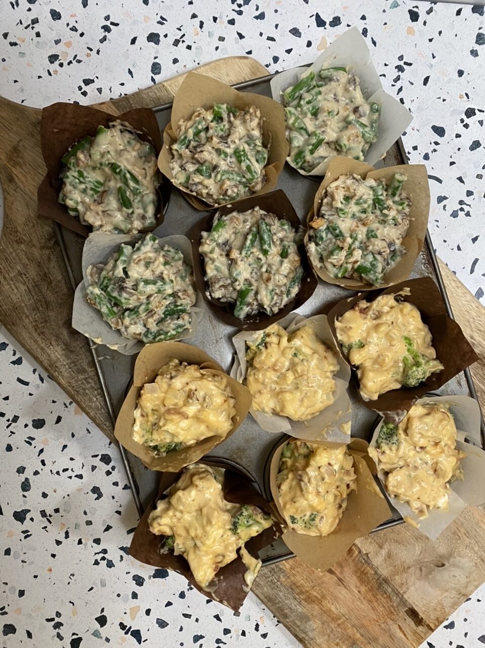 7C4EDB02 27DB 4549 AAF7 9557209F5798 e1605910033929 - Broccoli Cauliflower Au Gratin Casseroles & Mini Green Bean Casseroles