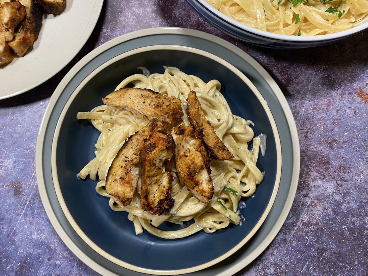 C4D8E2A8 6335 45DA A5D2 653E4D3F8784 - Cajun Fettuccini with Blackened Chicken