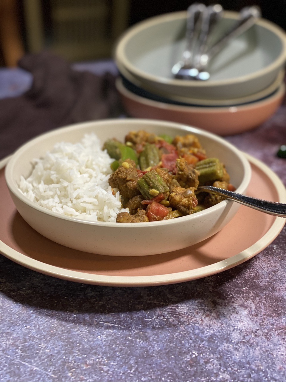 D995F92E 5D0A 4656 9AE3 E8AE77E92AA5 - Indian Curry Monkfish with Okra & Peppers