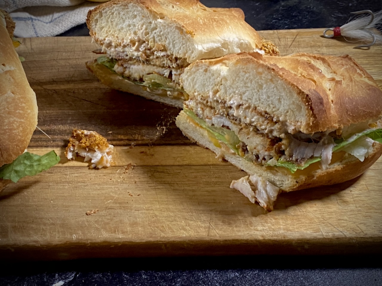 3B19E617 1CAA 40A3 8BCE 65C56EC8DFC8 - Baked Catfish Po’Boys with a Light Spicy, Zesty Aioli