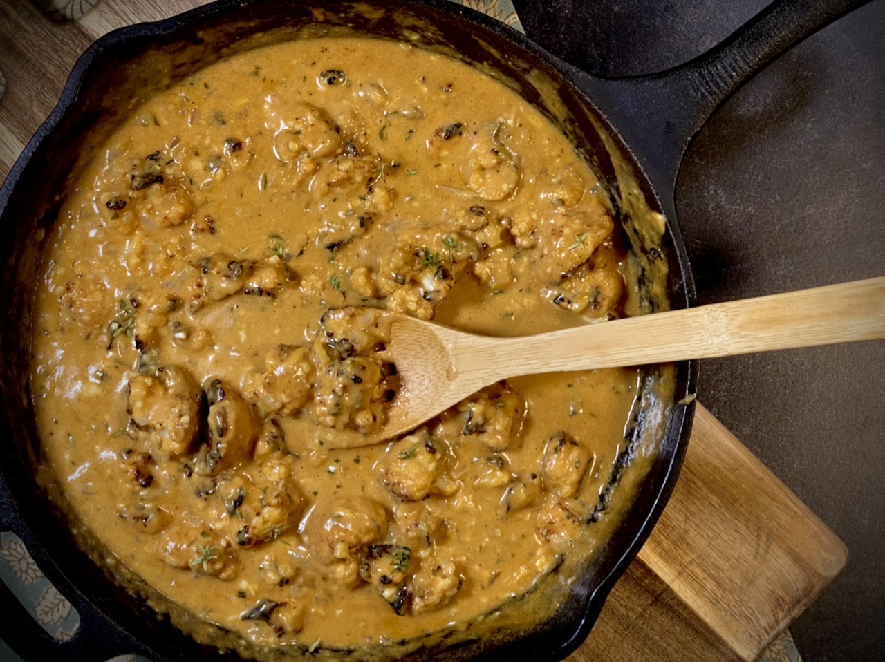 A1E4A046 B228 4D73 B2BD 91C7FF7D7775 - Savory Roasted Cauliflower and Cheese with Fresh Herbs