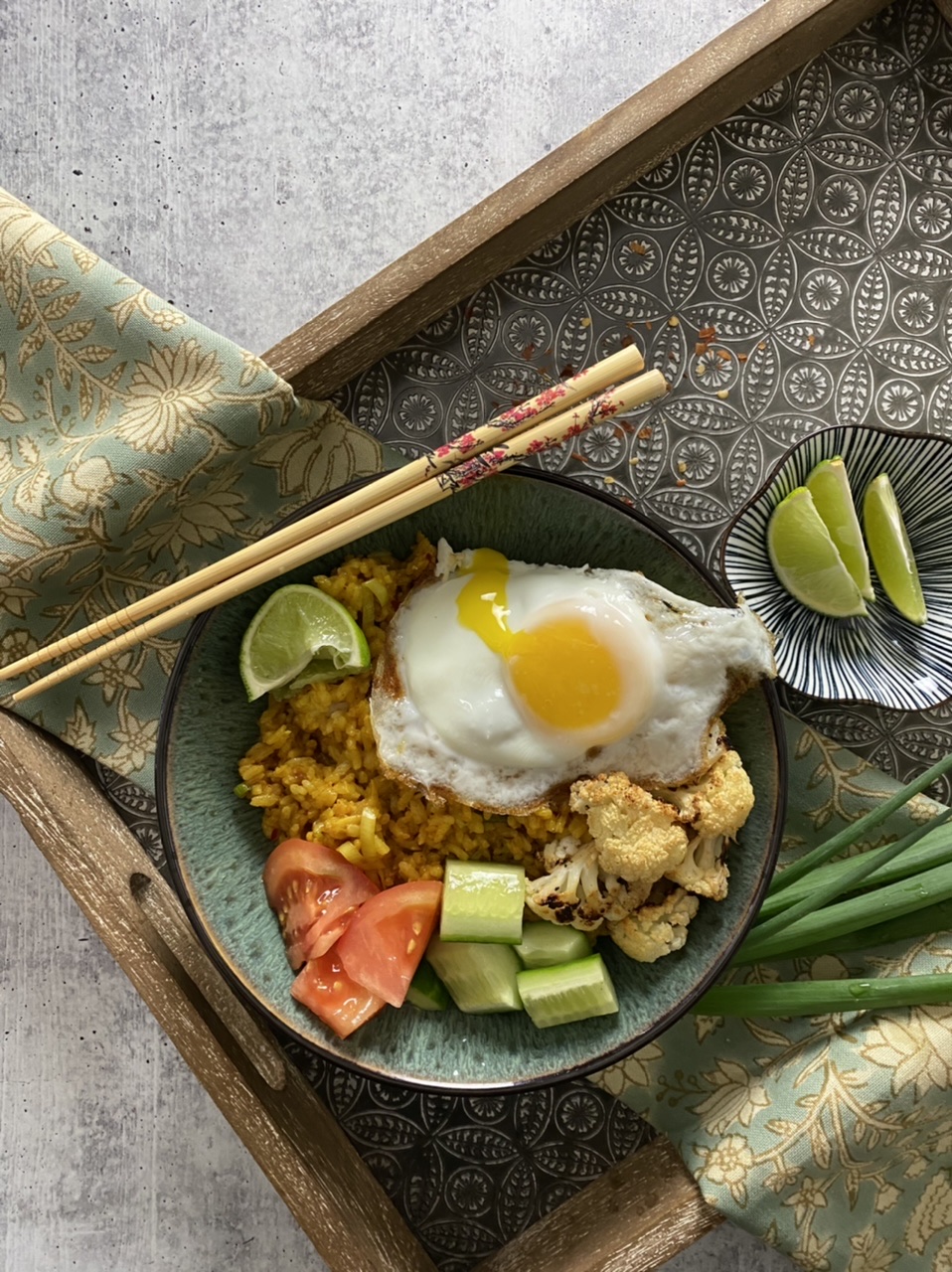 21097EC1 6EDC 4502 8A95 7D12B690417B - Nasi Goreng - Vegetarian Indonesian Fried Rice with Roasted Cauliflower