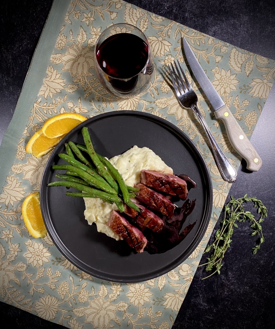 FC308F02 991C 483B 8C98 1F427928ED87 - Seared Duck Breast with Reduced Pomegranate Sauce