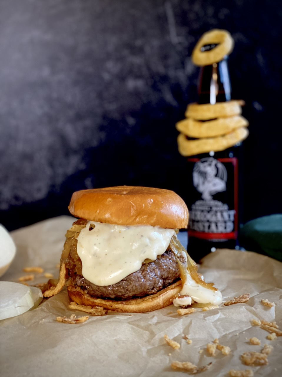 64C95D51 8E66 467F A64B C39B64C41F14 - French Onion Burgers with Sherry Gruyere Cheese Sauce