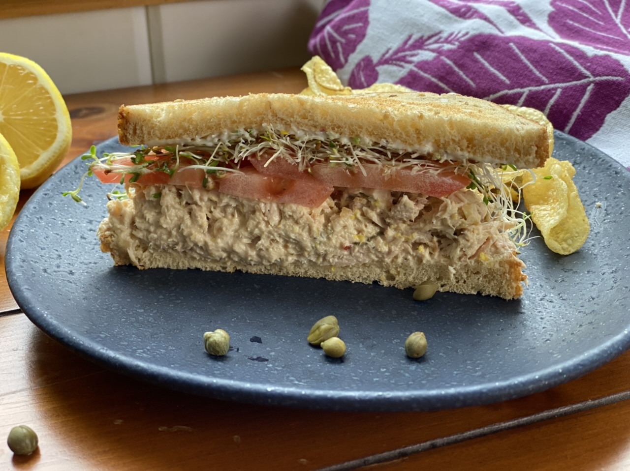 39829A5E CDAE 4E3A 8D77 74CD3104D70D - Fancy Tuna Sandwich with Zesty Browned Butter Aioli