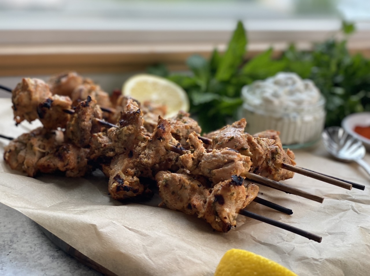 E4073A1D 4BB6 400E 9453 A75CE0672870 - Greek Yogurt Marinated Chicken Skewers