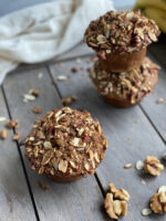 7CB78FFB B4A4 450F 874B 7B306EE21239 150x200 - Banana Nut Crunch Muffins with Cinnamon Nut Streusel