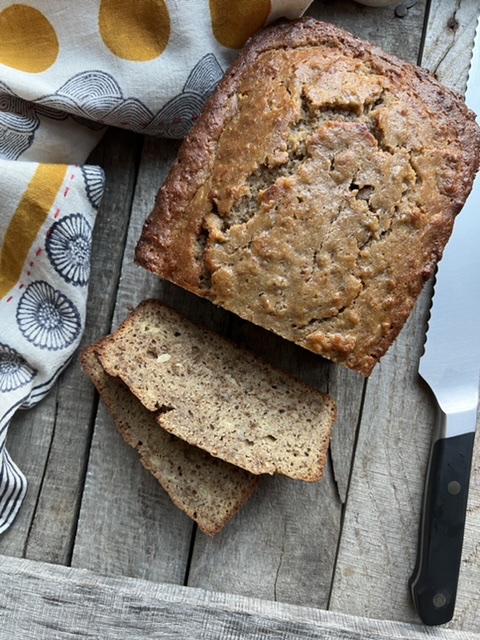 2D80FD15 0A1E 460A 865E BB85BBA23B21 - The Best Banana Walnut Bread AND It’s Lower Calorie AND Whole Wheat!