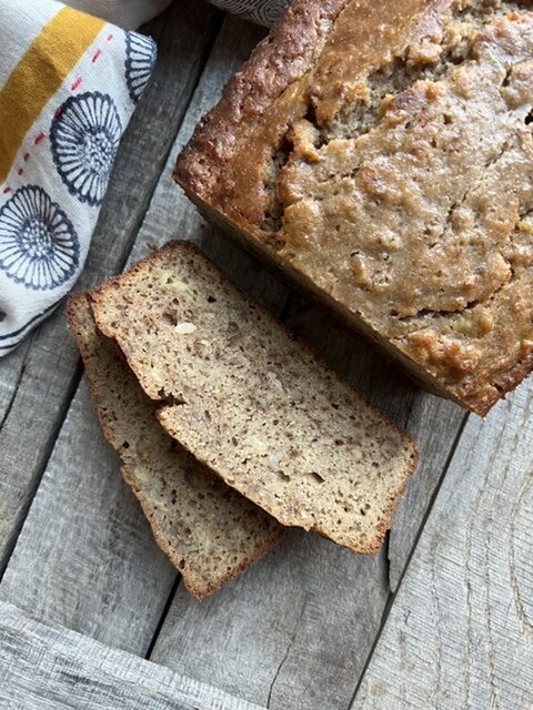 5BEDD9F0 4BAD 4A50 9384 CD15D15DF3B3 e1641330303926 - The Best Banana Walnut Bread AND It’s Lower Calorie AND Whole Wheat!